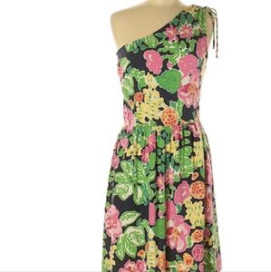 💥Sale!💥 Medium one-shoulder Lilly Pulitzer floral dress